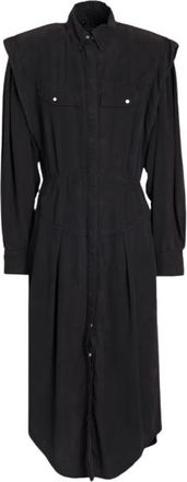 Isabel Marant Black Naveen Shirt Dress Size M
