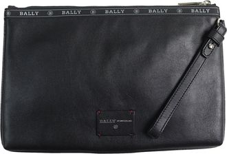 Bally Leather Clutch Bag (Pre-Owned)