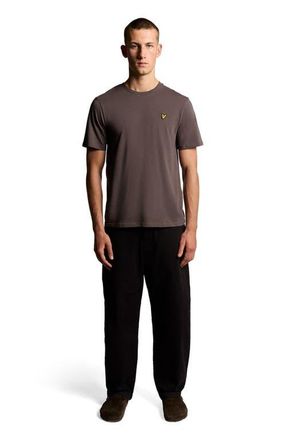 Lyle & Scott Crew Neck Short Sleeve T-Shirt in Espresso at Nordstrom, Size Medium