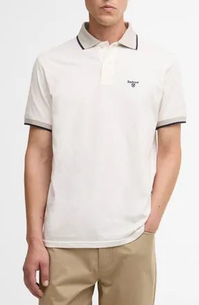 Barbour Cornsay Solid Polo in Whisper White at Nordstrom, Size Xx-Large