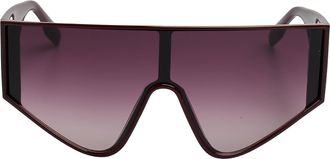 Karl Lagerfeld Womens Acetate Mask-Style Sunglasses KL6209S - Bordo - One Size