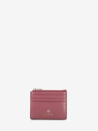 Furla Portatessere Camelia S in pelle blush pink