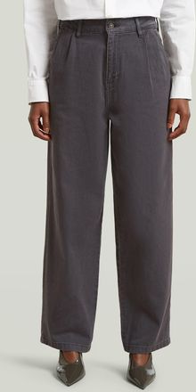 G-Star Wide Pleated Pant - Grijs - Dames