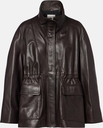 Nour Hammour Quai leather jacket
