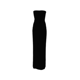 Norma Kamali Abito Lungo Senza Spalline - - Dresses - Donna - Nero - S