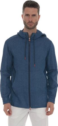 Kiton Hombre, Chaquetas, Azul, Talla: M