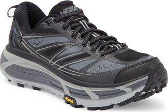 Hoka One One Mafate Speed 2 Sneaker in Black /Castlerock at Nordstrom, Size 11.5