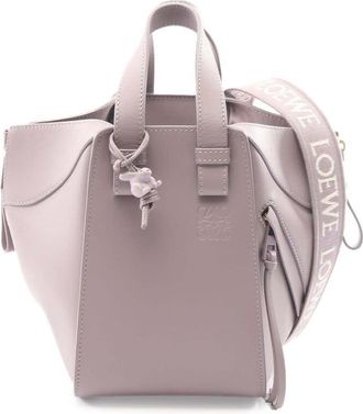 Loewe Pre-owned Loewe Soft Grained Calfskin Compact Hammock Bag Ladies SWPO5RT44QYK7XSG