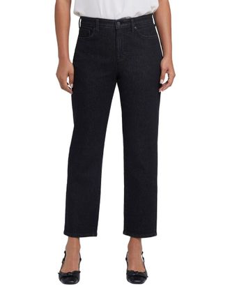 NYDJ Boyfriend Vintage Black Ankle Crop Jean