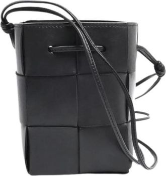 Bottega Veneta Pre-owned Bucket Bags, female, Black, Size: ONE SIZE Pre-owned Vintage Bucket Bag