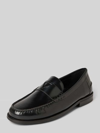 Guess Loafer aus echtem Leder Modell Rossio in Black, Gr&ouml;&szlig;e 40