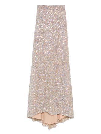 Costarellos Ella maxi skirt - Gold