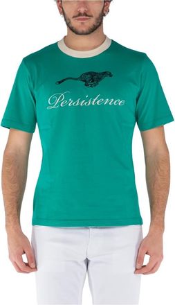 Wales Bonner Wales Bonner, Tops, Heren, Groen, M, Katoen, Resilience T-shirt