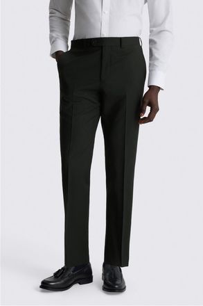 Moss Performance Tailored Fit Dark Green Trouser