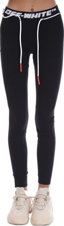 Off-white Off White Athletic Logo Band Legging voor dames in zwart