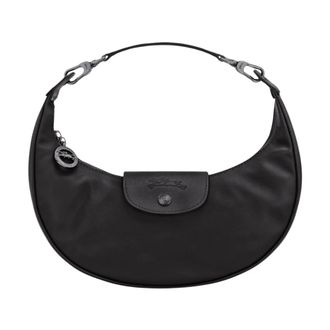 Longchamp Le Pliage Xtra S - Dames - Tassen - Zwart - Maat: ONE Size Leer