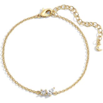 Lili Claspe Bryn Cubic Zirconia Bracelet in Gold at Nordstrom