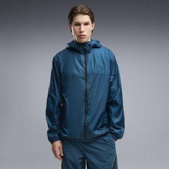 Puma Giacca a vento Essentials vestibilit&agrave; regolare da uomo, Abbigliamento, Blu, XXL
