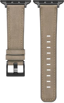 Posh Tech Hunt Distressed Leather Apple Watch Watchband in Brown at Nordstrom