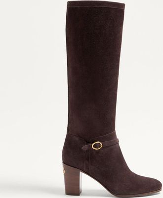 Valentino Garavani Stivale Pattie In Crosta 75Mm Donna MARRONE 35.5