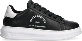 Karl Lagerfeld Kapri Heren Maison - Heren - Sneakers - Zwart - 45 EU - Leer - Schoenen