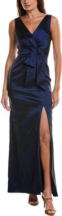 Adrianna Papell Taffeta Bow Gown