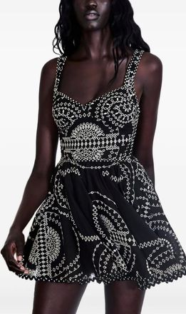 Charo Ruiz Ibiza Birdie mini-jurk - Zwart