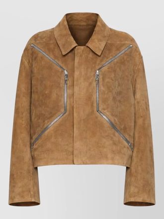 Rick Owens heizer mac jkt suede coat jacket