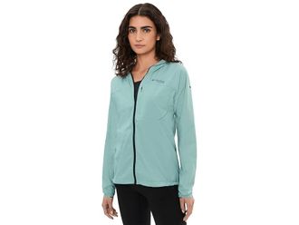Columbia Khyex Pro Wind Jacket Womens Jacket Crushed Blue : 2XL, Nylon