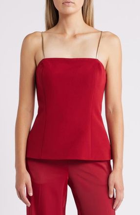 Anne Klein Flared Camisole in Titian Red at Nordstrom, Size Medium