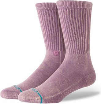 Stance Icon Dyed Crew Multifunktionssocken - Unisex | rosa