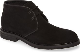 Aquatalia Rinaldo Chukka Water Resistant Boot in Black at Nordstrom Rack, Size 10.5