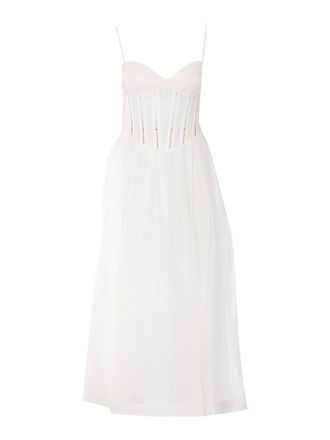 Zimmermann Luna Corset Midi Dress