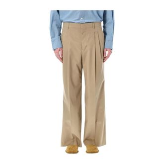 Ami Heren, Broeken, Beige, Maat: W38 Katoen