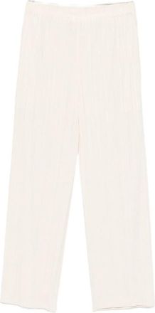 Issey Miyake Pleated Cropped Trousers