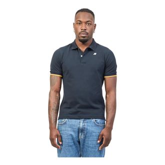 K-Way K-Way, Polo Shirts, male, Blue, Size: 2XL Vincent Polo Shirt