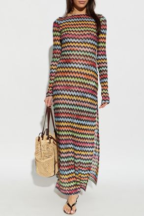Missoni Long Sleeve Dress, Womens, Multicolour