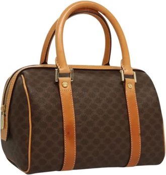 Celine Pre-owned Handbags, female, Brown, Size: ONE SIZE Pre-owned Canvas Handbag