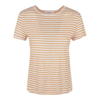 Frame Denim Linen Tops and Polos - female - Frame - T-Shirts - Multicolor - XS - Tops
