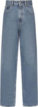 Maison Margiela Wijde Pijp Denim Jeans Blauw - Heren - Regular Fit Jeans - Blauw - W36 - Denim - Jeans