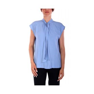 Marella Dames, Blouses & Shirts, Blauw, Maat: L