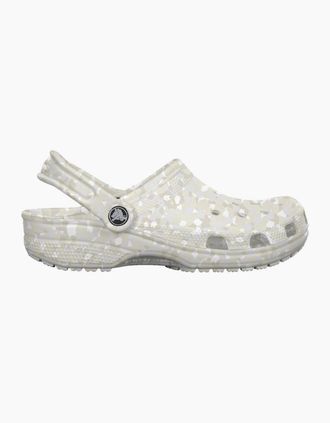 Crocs Womens Classic Confetti Womens Clogs - White - Size: 9