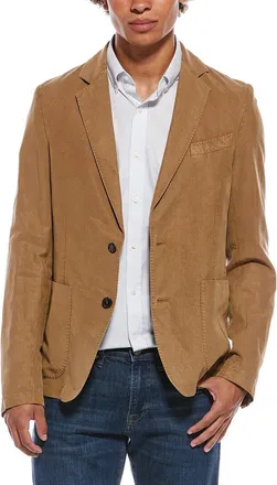Officine G&eacute;n&eacute;rale Officine Generale Nehemiah Linen-Blend Jacket