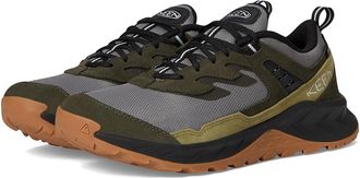 Keen Hightrail Waterproof Hiking Shoes Mens Shoes Steel Grey/ForeST Night : 11.5 D - Medium, Leather