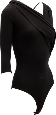 Alexander McQueen Viscose Bodysuit - Black