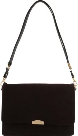 Pourchet Tassen, Dames, Bruin, ONE Size, Leer, Anjou Schoudertas