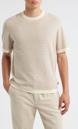 BOSS Jiordano Cotton Blend T-Shirt in Open White at Nordstrom Rack, Size Xx-Large