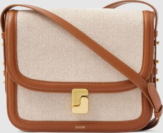 SOEUR Sac Bellissima Maxi &Eacute;cru Naturel