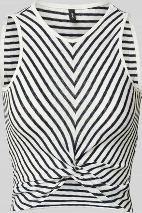 Only Slim Fit Tank Top mit Wickeloptik Modell SANDY in Marine, Gr&ouml;&szlig;e XL