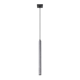 Sollux Lighting L&aacute;mpara de techo gris concreto alt. 120 cm